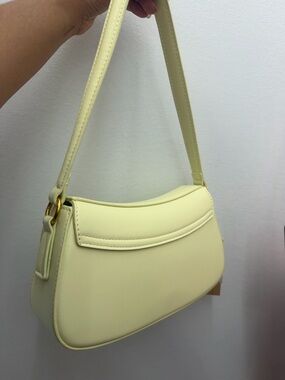 Classic Brown Leatherette Women’s Handbag with Gold Hardware